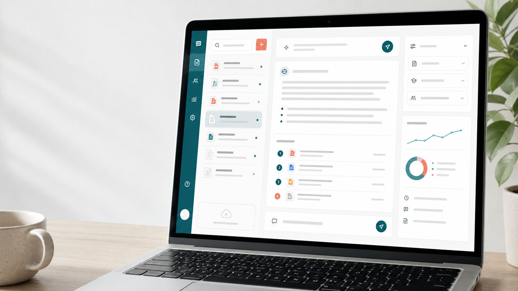 SonaMinds product interface showing knowledge sources, grounded answers, citations, and usage metrics.